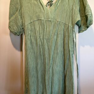 Amiani Green Women's Cover Up Dress
